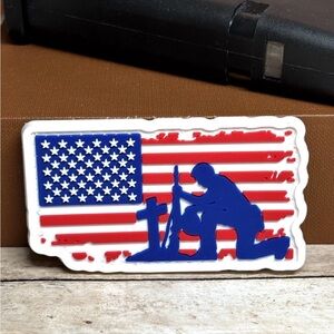 Tactical PVC Patch - American Flag Military USA Flag - Soldier Gun Morale Patch